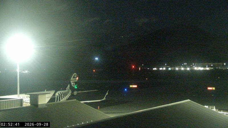 Aircraft Stands 2 & 3, with Coronet Peak behind
