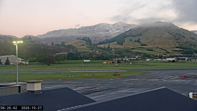 Aircraft Stands 2 & 3, with Coronet Peak behind